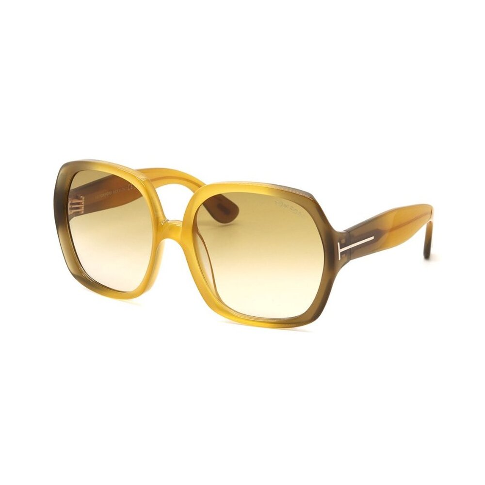 NEW TOM FORD SUNGLASSES, TOM FORD WOMEN YELLOW TF1221 41F, FT1221/S 41F